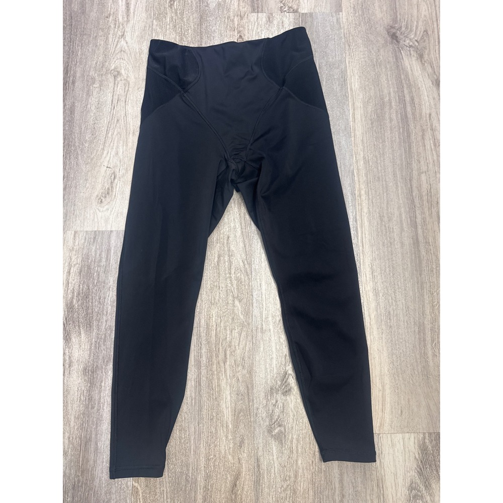 Savage X Fenty Sport Black High‎ Waisted Ribbed Panel Leggings Womens 2X 18-20